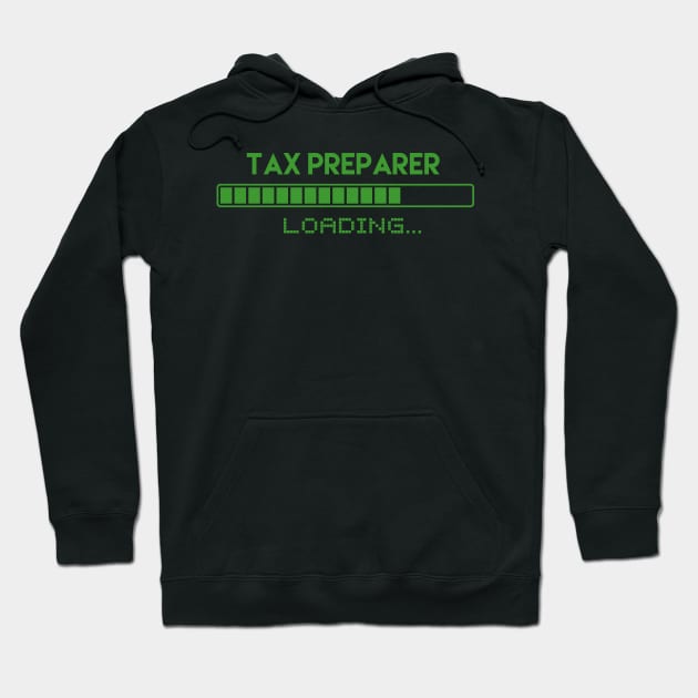 Tax Preparer Loading Hoodie by Grove Designs